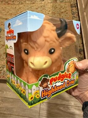 Highland Cow Plush - Tan